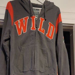 Minnesota wild zip up hoodie